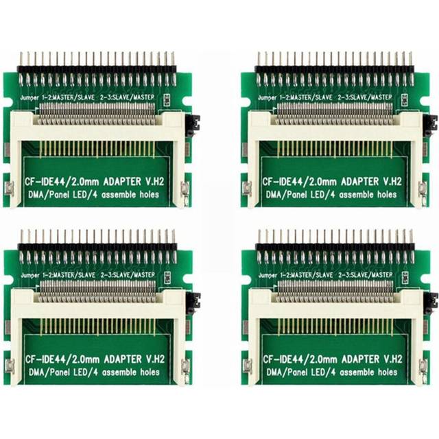 4X Compact Flash Cf Card to Ide 44Pin 2mm Male 2.5 Inch Hdd Bootable Adapter Converter