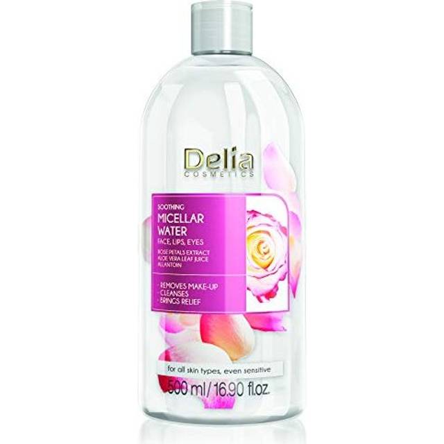 Delia Delia Cosmetics Micellar Water Rose Petals Extract Lindrende og rensende micellar vand 500 ml
