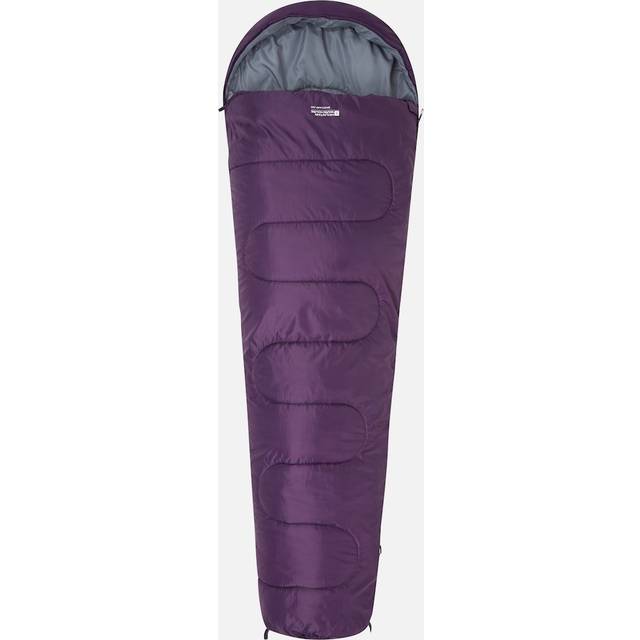 (One Size, Purple) Mountain Warehouse Unisex Adult Basecamp 250 Summer Mummy Sleeping Bag