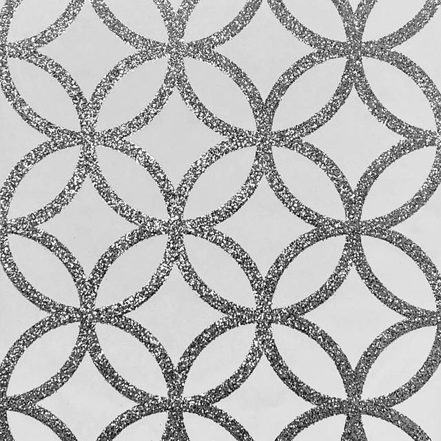 428914 Ds ah sequin geo wht/ag wllppr