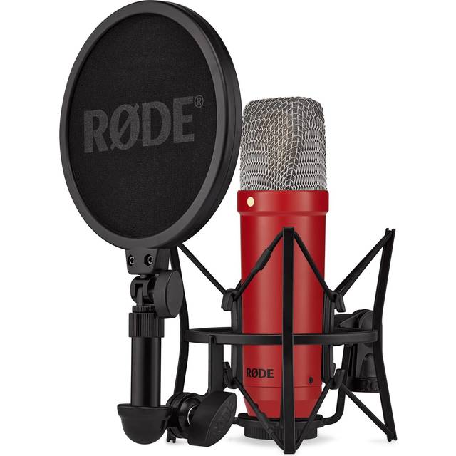 Rode NT1 Signature Series Studio Condenser Microphone with HF6 True Condenser Capsule in Red