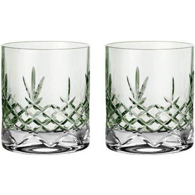 Frederik Bagger - Crispy Lowball - 2 pcs - Glas - Emerald - D8,5 x H9,7 cm (380 ml)