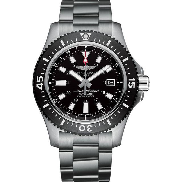 Breitling Watch Superocean 44 Special Steel Professional III Bracelet - Black