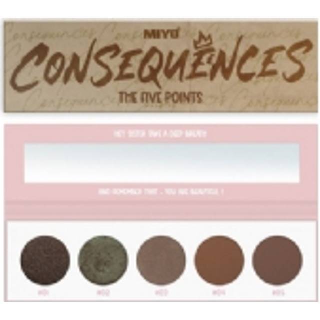 Miyo Five Points Palette eyeshadow palette Consequences 6.5g