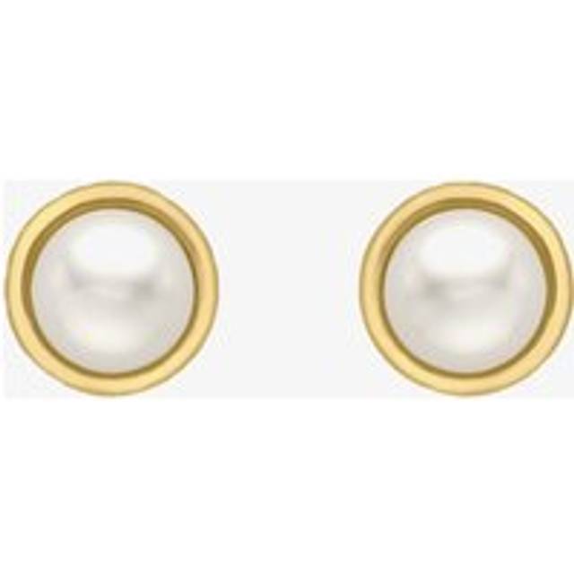 9ct Yellow Gold 7mm Pearl Stud Earrings 1.58.8349