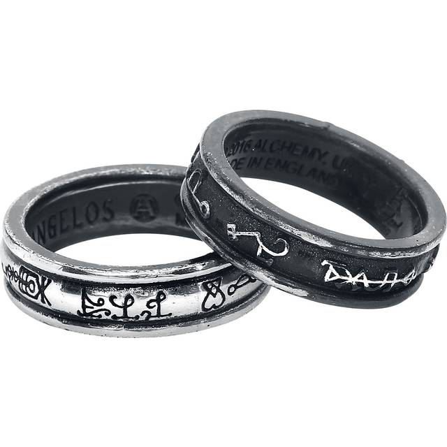 Alchemy Gothic Demons and Angels Ring multicolor - XS