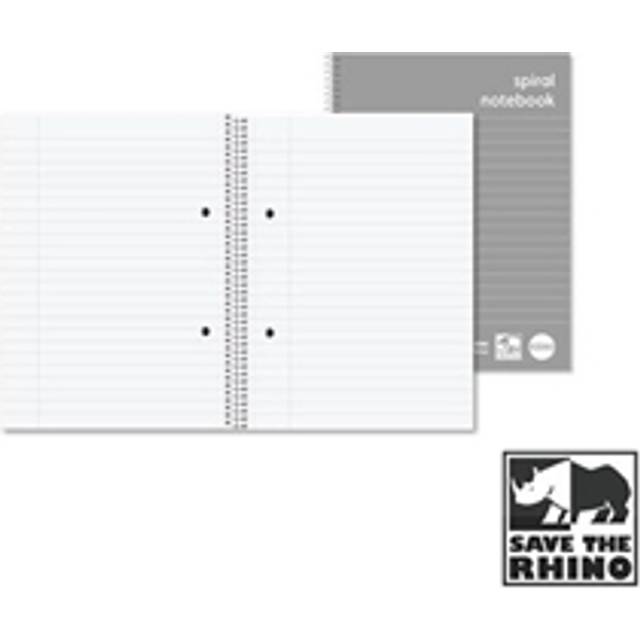 RHINO A5+ Spiral Notebook 160 Pages 8mm Lined with Margin