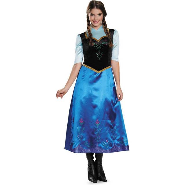 Smiffys disney frozen anna travelling classic costume (size 12-14)