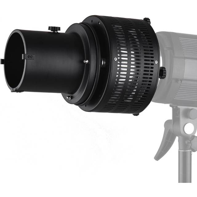Metal Bowens Mount Focusing Snoot Reflector Flash Diffuser for Photography Artistic Effect