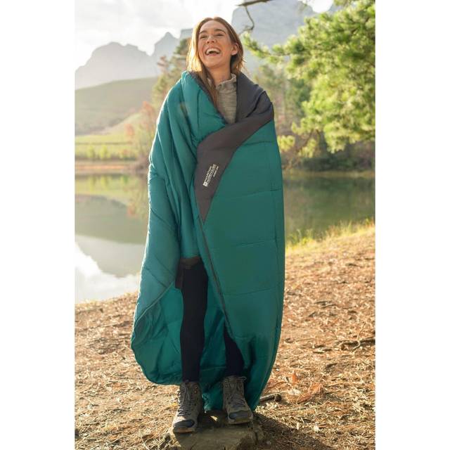 (215cm, Teal) Mountain Warehouse Summit 250 Left Zip Mummy Sleeping Bag