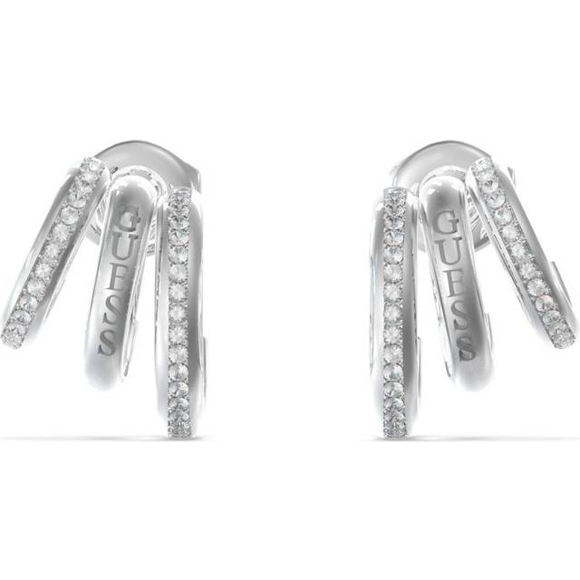 Ladies Crazy Silver Crystal Earrings UBE03302RH