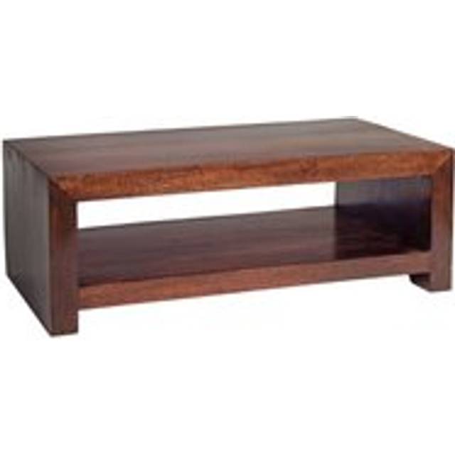 IH Design Dakota Mango Wood Contemporary Coffee Table Large, Brown