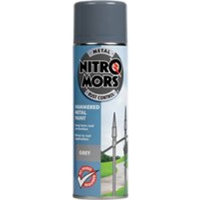 Nitromors Anti-Rust Hammered Finish Metal Paint Grey 500ml