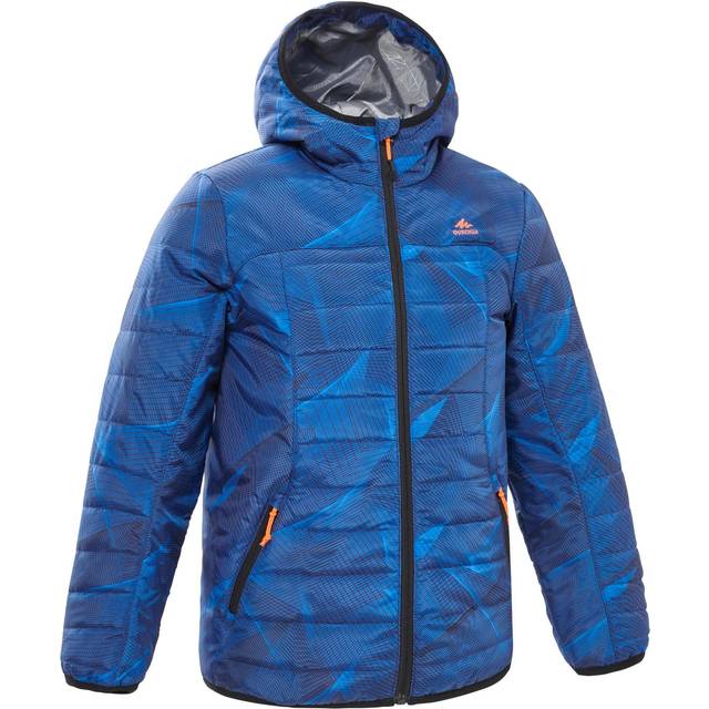 Decathlon Padded Hiking Jacket MH500 7-15 Years - Blue - 8-9 Years