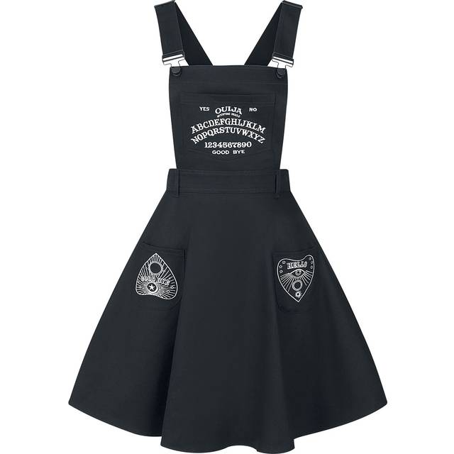 Hell bunny samara dress pinafore sun moon ouija board gothic wicca witchcraft