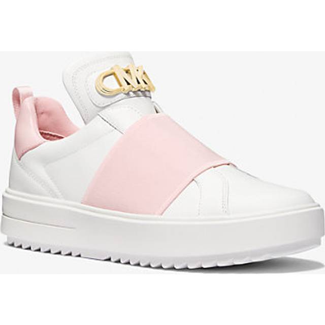 Michael Kors, Sneakers, female, White, 4 UK, Emmett Strap Slip-On Trainers
