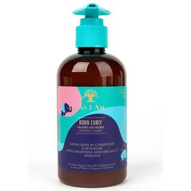 As I Am Born Curly Argan Leave-In Conditioner & Detangler 8oz