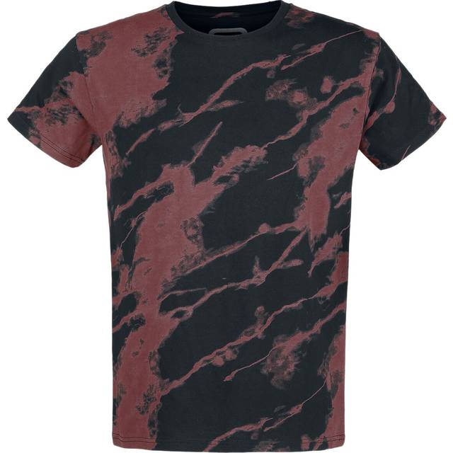 RED by EMP T-Shirt - Batik T-Shirt - S to 5XL - for Men - black-bordeaux