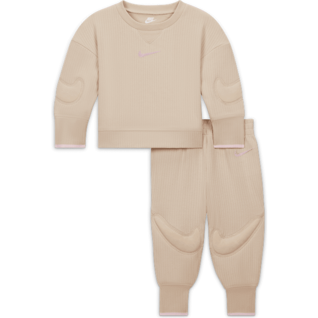 Nike 'Ready, Set' Baby 2-Piece Set - Brown - Organic Cotton - 24M