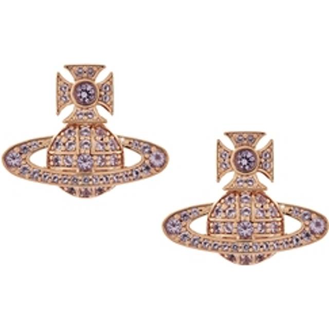 Vivienne Westwood Carmela Bas Relief Rose Gold-Tone Earrings - Multi