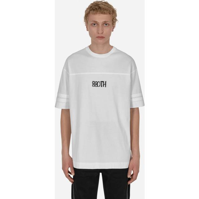Goth Print Oversized T-Shirt White (L)