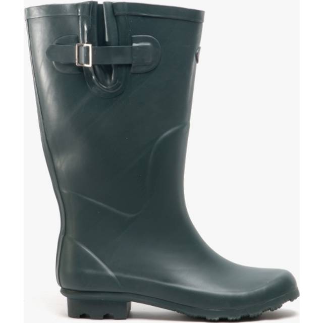 Stormwells Helmsley Wide Fit Womens Wellingtons | Wellingtons  | Green/Red Trim  | UK Size 7