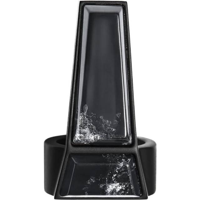Rick Owens Black Crystal Trunk Ring - 09 BLACK - FR 52