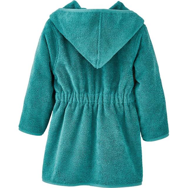 Child's Hooded Bathrobe dark green - Dark Green