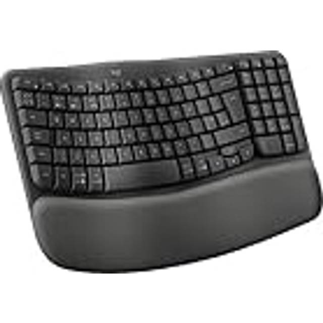 Logitech Köp Wave Keys in Grafitgrå, Suisse/Schweizer (Qwertz)