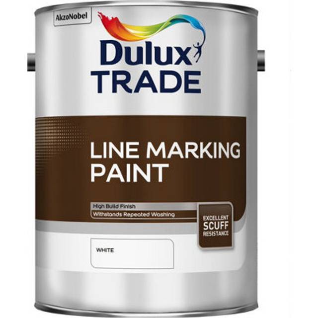 Dulux - Trade Line Marking Paint - White - 5 Litres - White