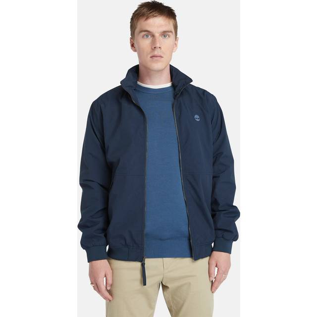 Timberland Waterproof Bomber Jacket - Navy, Navy, Size L, Men