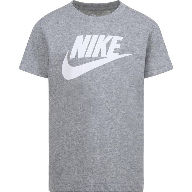 Nike unisex for kids. 86J575 Futura shirt grey (5años= 104/110cm), Casual, Sport, Cotton, Multisport, Short sleeve, children's fashion