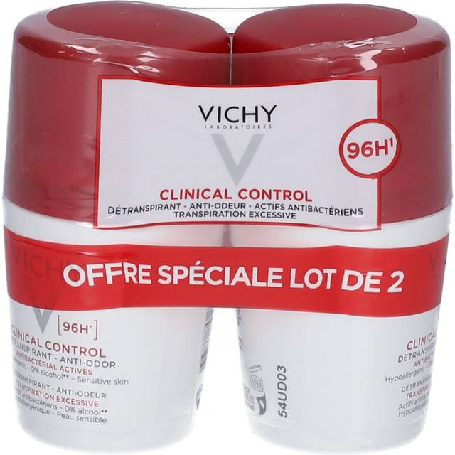 Vichy Andas Anti-odor Deodorant 96h 2x50ml