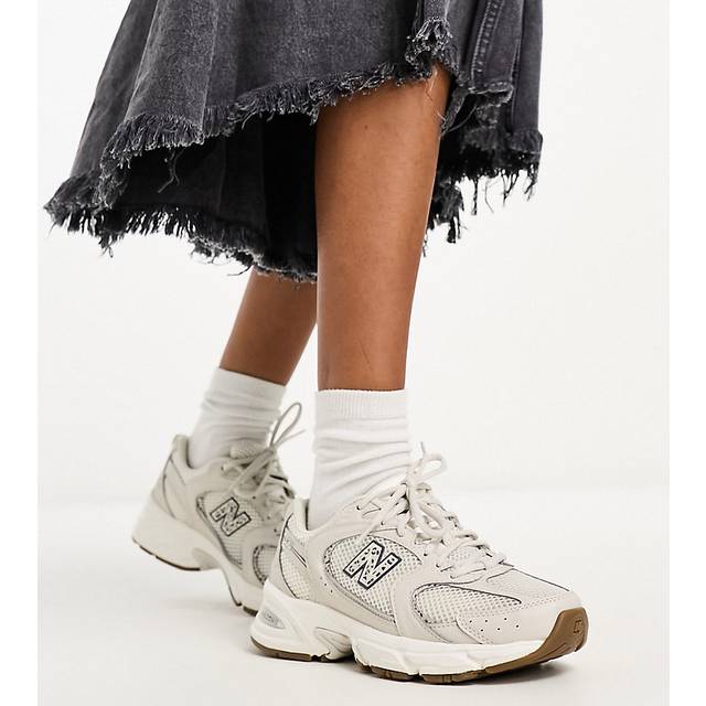 New Balance Off White 530 Lace Trainers - 8