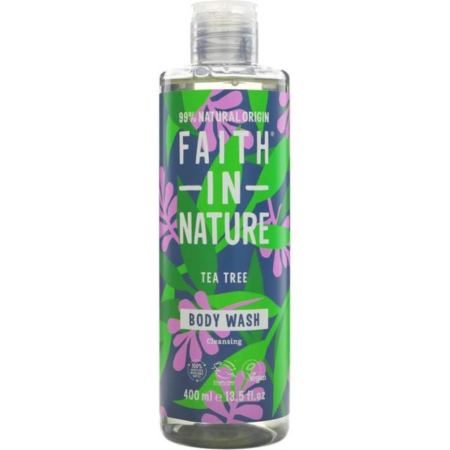 Faith In Nature Body Wash - Tea Tree -400ml ( pack of 6 )