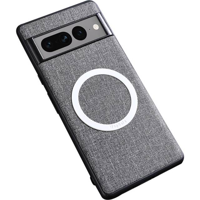 Google Pixel 8 Pro Plastik Cover m. Ru Tekstur - MagSafe Kompatibel - Grå