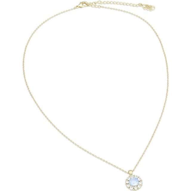 Sofia halsband flamingo - Guld (L: 40-44 cm)