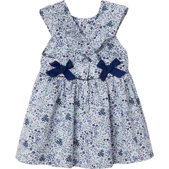 Special Occasion Floral Dress for Babies white light all over printed - WHITE LIGHT ALL OVER PRINTED