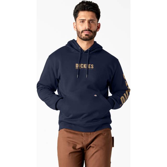 Dickies Mens Dickies Graphic Pullover Fleece Hoodie L - Chest 42-44'