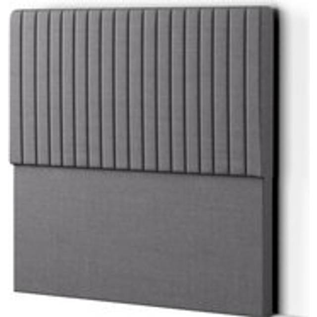 Eleganza Maryland King Size Grey Linen Floor Standing Headboard