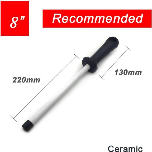 "(a-1pcs 8 Sharpening rod) Knife sharpener sharpening system Sharpening steel ceramic sharpening rod 6 ""8"" 10 ""12"" ceramic sharpening rod  Kitchen tool"