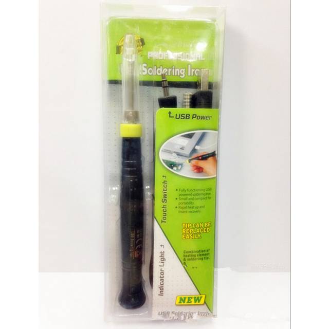 Mini Portable USB 5V 8W Powered Soldering Iron Pen