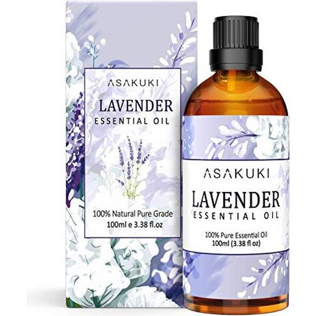 Lavender Essential Oils 100mL, Lavender Oil 100% Natural Pure Therapeutic Grade, Aromatherapy Oil Lavender for Better Sleep, Health Care, Relaxation,