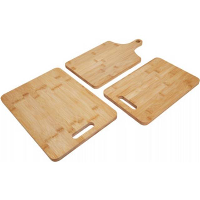 Interiors by Premier Durable Set Of Three Cutout Chopping Boards, Eco Friendly Over Counter Board, Non Porous Chopping Board