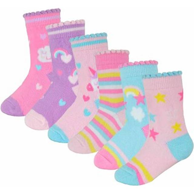 Sock Snob Baby Girls Unicorn Design Socks - Multicolour - 6-12M