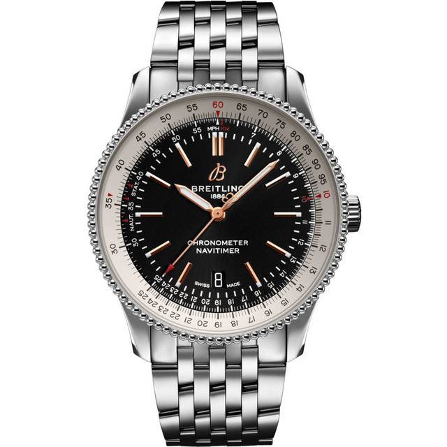 Breitling Watch Navitimer Automatic 41 Black Navitimer Bracelet - Black