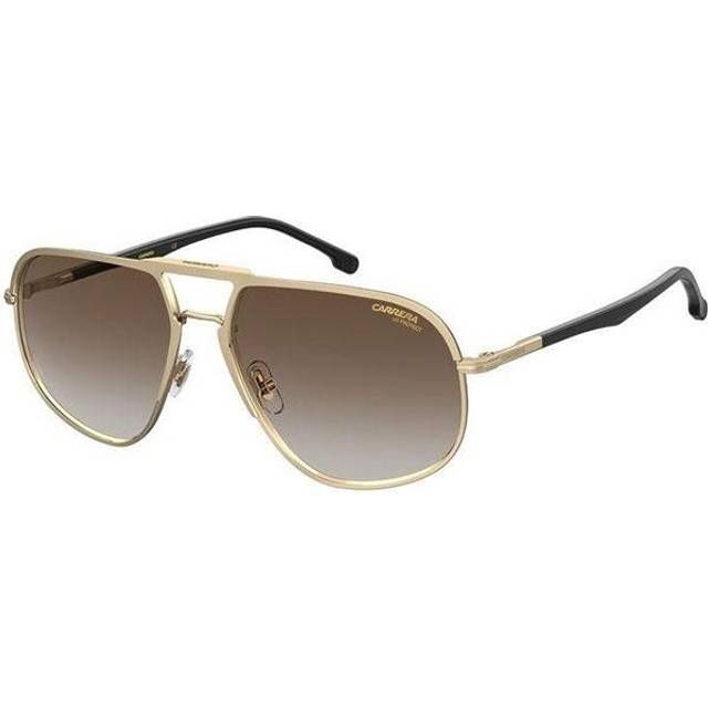 Carrera Man CARRERA 318/S J5G/86 Solglasögon Plast Guld Brun Pilot Skuggad