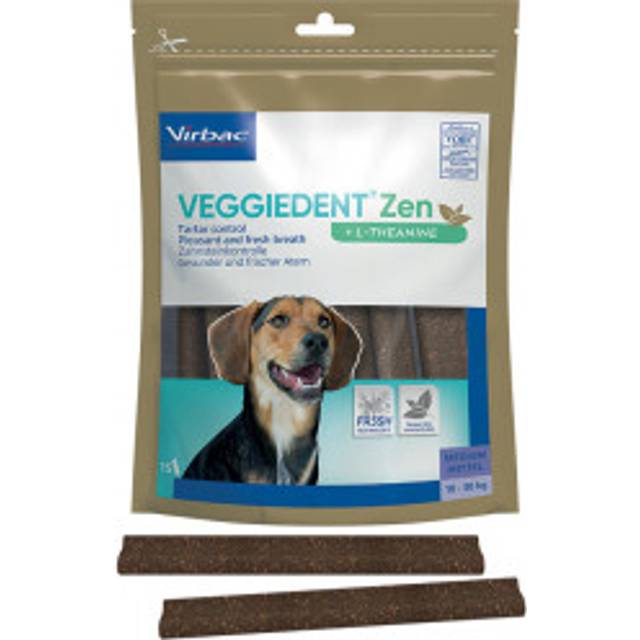 Virbac Veggiedent Zen tuggremsor för hund M (15 st). Förpackning: 1 förpackning