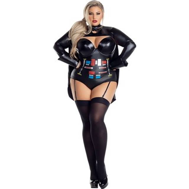 Women's Sexy Plus Size Ruthless Galactic Empress Costume - Black (1X)