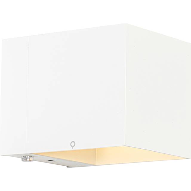Wall Light White Incl. LED and Touch Dimmer Rechargeable - Joris